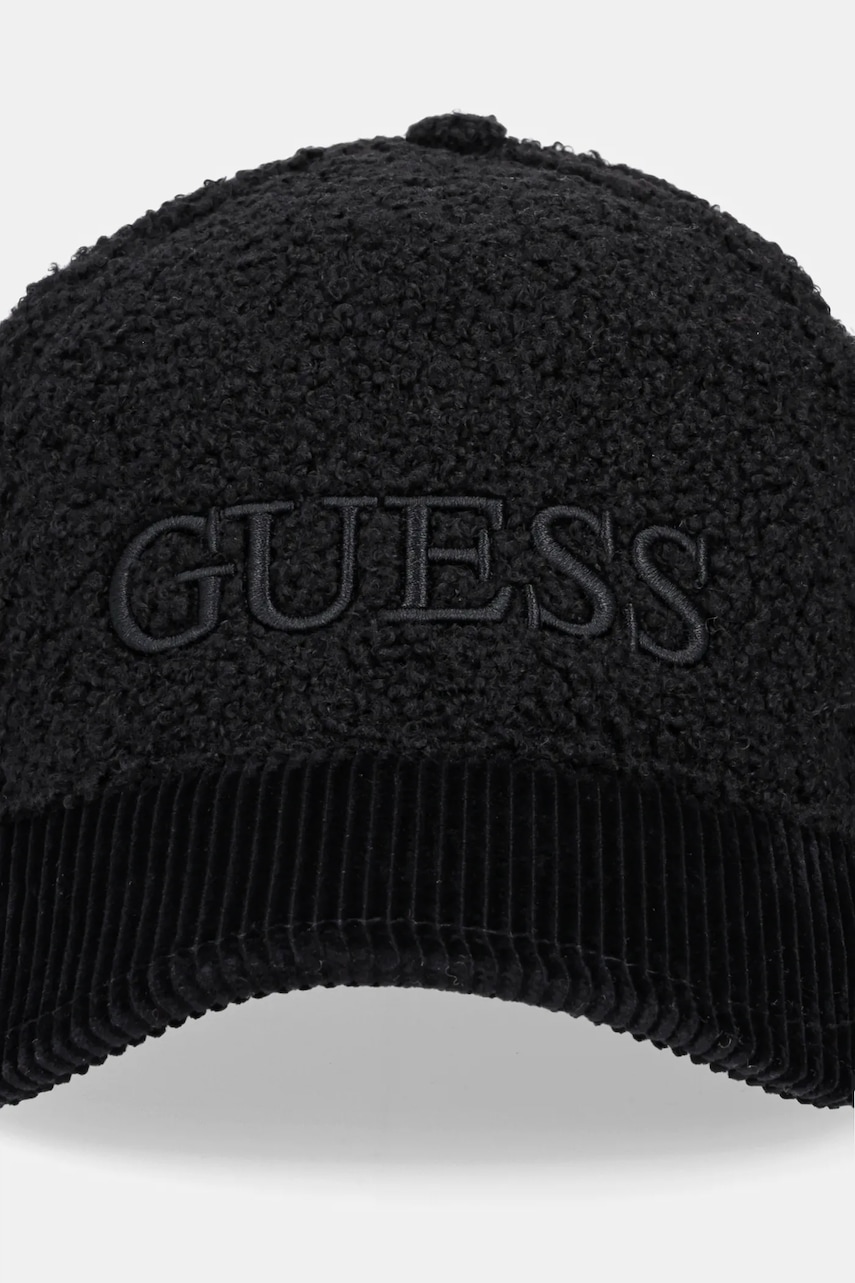 Кепка Guess цвет чёрный однотонная AW5183 POL01 Кепка Guess цвет чёрный однотонная AW5183 POL01