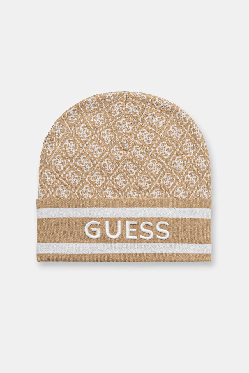 Levně Čepice Guess SEVYN tmavomodrá barva, W4BZ21 Z3JD2