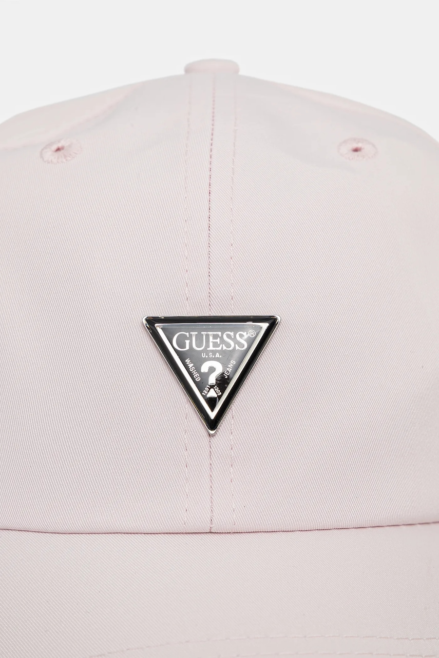 Кепка Guess DINA цвет розовый с аппликацией W4BZ36 WGJP2 Кепка Guess DINA цвет розовый с аппликацией W4BZ36 WGJP2