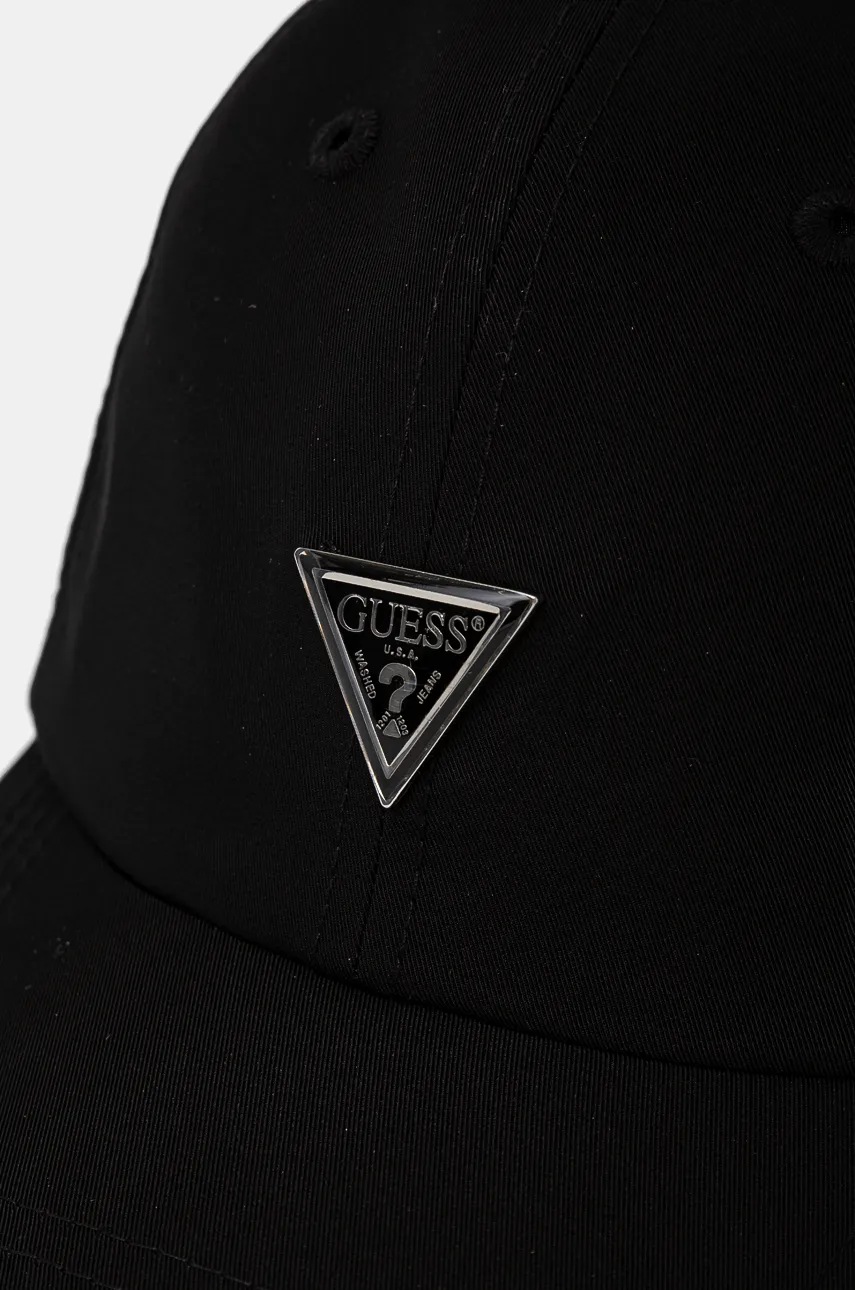 Кепка Guess DINA цвет чёрный с аппликацией W4BZ36 WGJP2 Кепка Guess DINA цвет чёрный с аппликацией W4BZ36 WGJP2