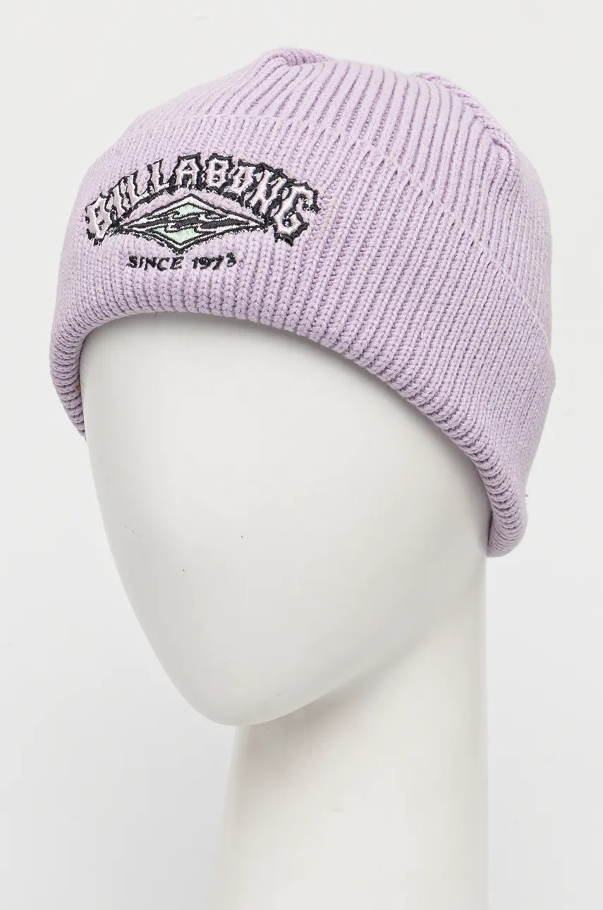 Billabong sapka 73 High Beanie vékony, lila, pamut, ABJHA00271 termék 2. képe