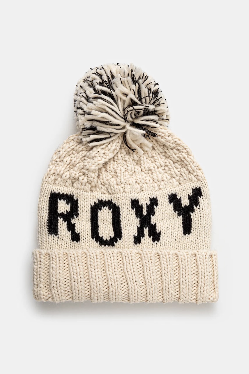 Roxy caciula Tonic Beanie culoarea bej, ERJHA04281
