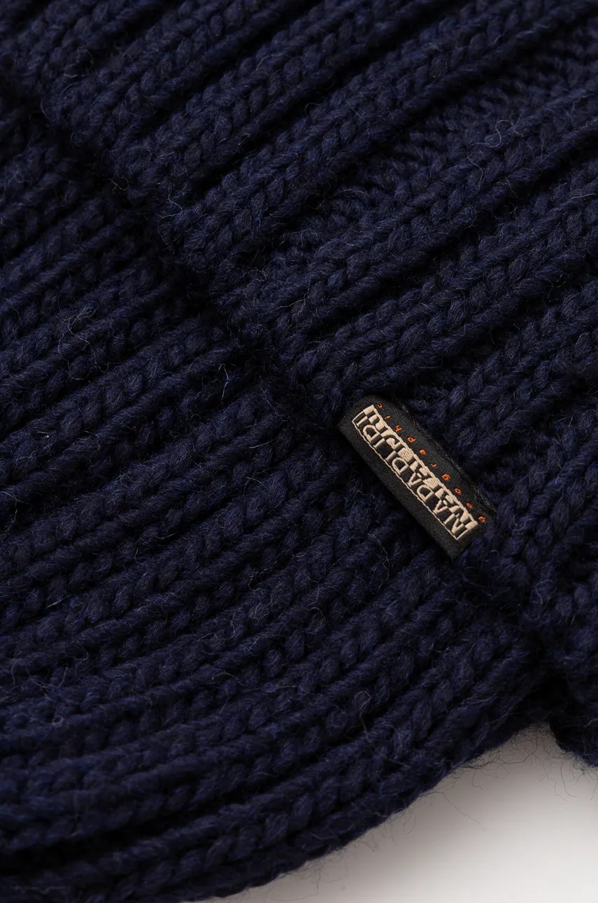 Шапка с примесью шерсти Napapijri Semiury цвет синий  NP0A4GKC1761