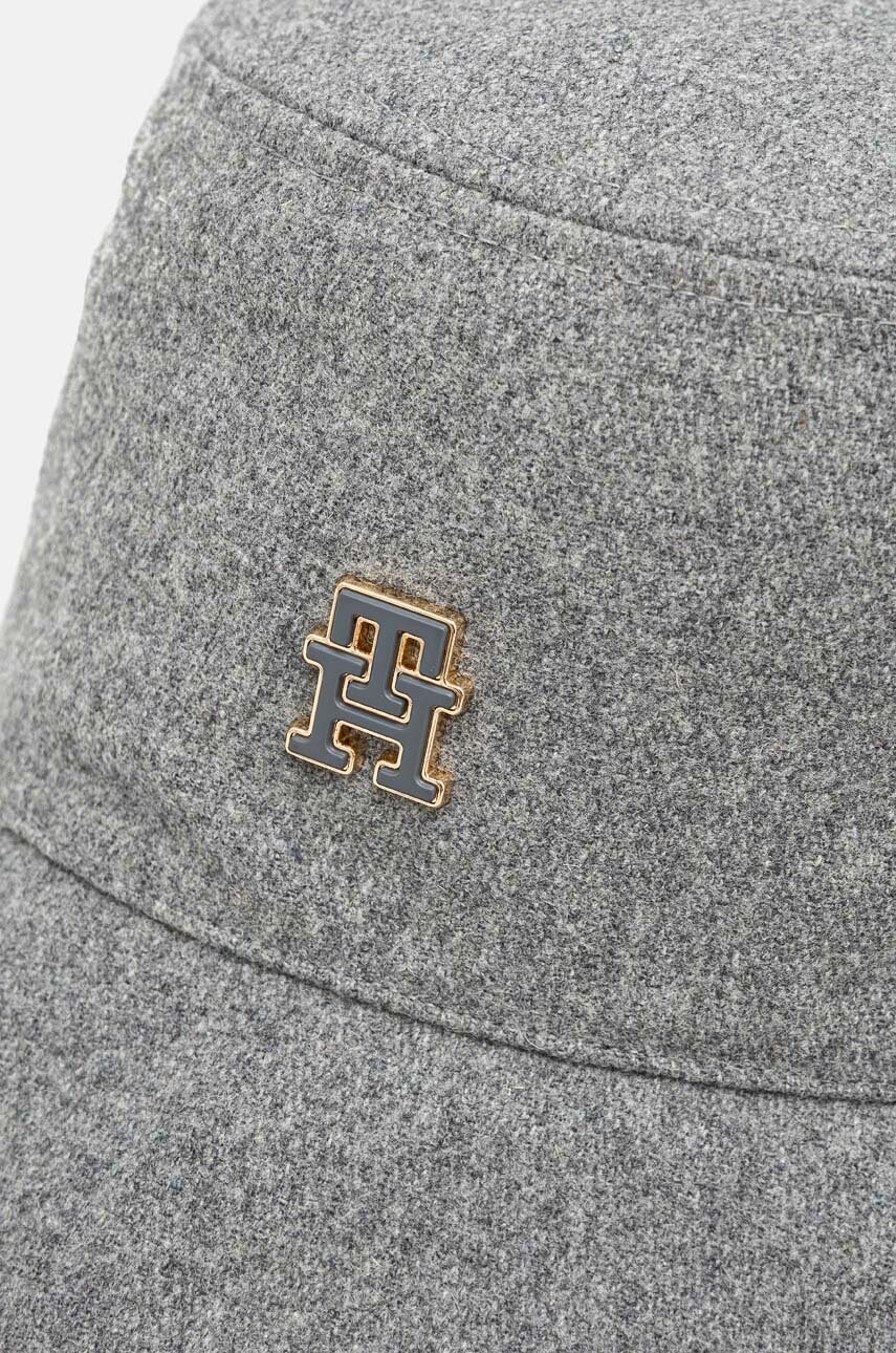 Tommy Hilfiger kalap gyapjú keverékből szürke, AW0AW17123 termék 2. képe