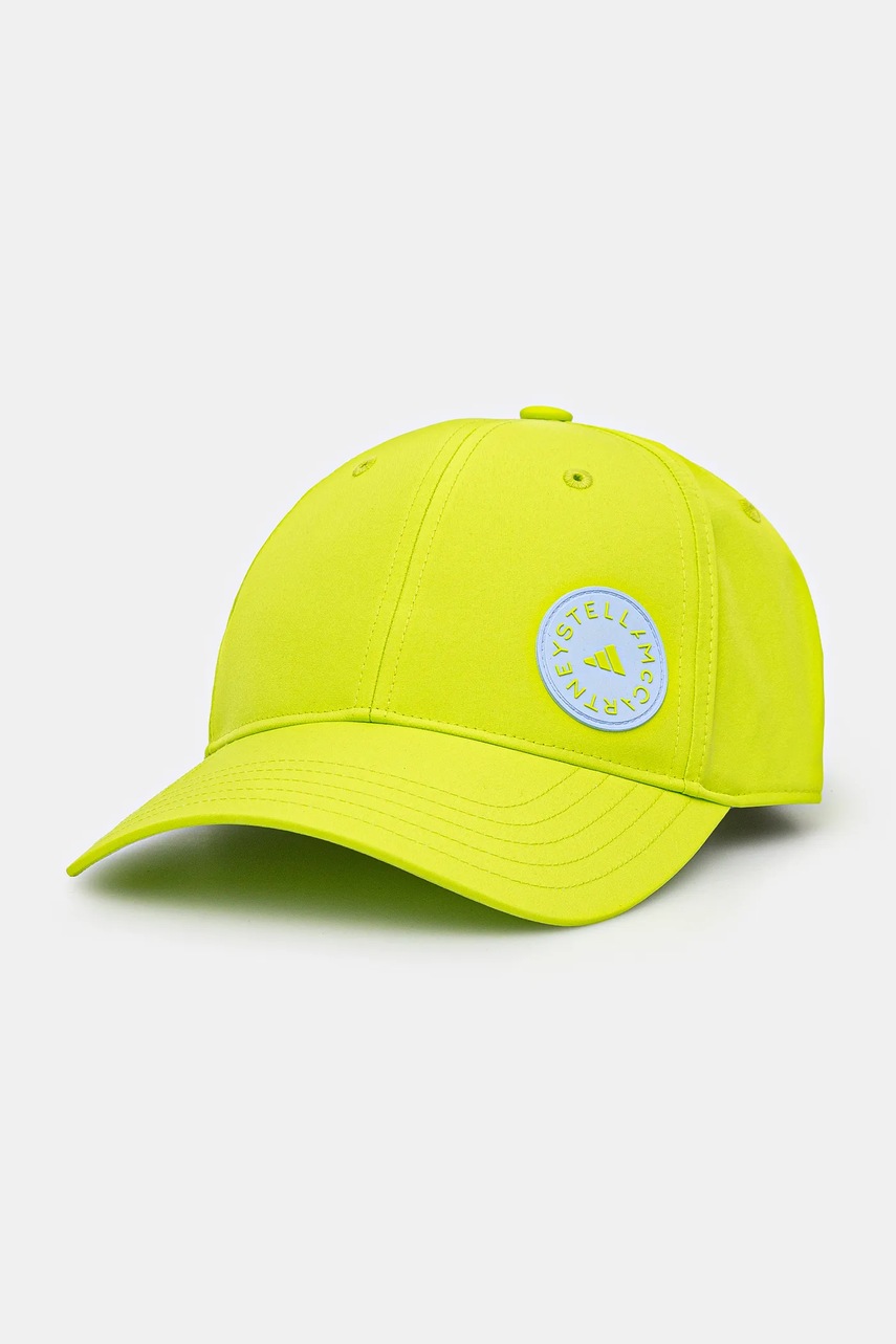 

Шапка с козирка adidas by Stella McCartney в жълто с апликация IX6606, Зелен