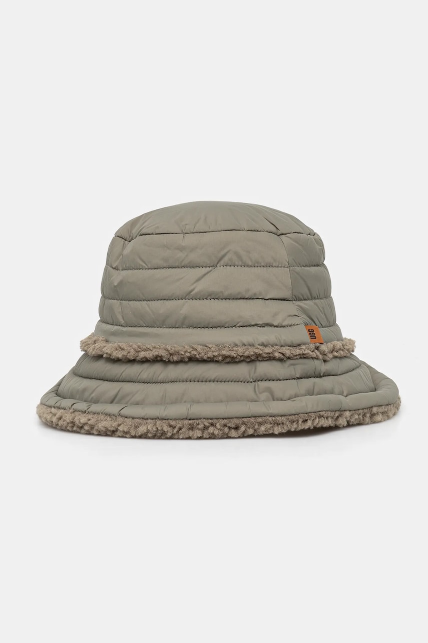 UGG palarie cu doua fete culoarea verde, 101018