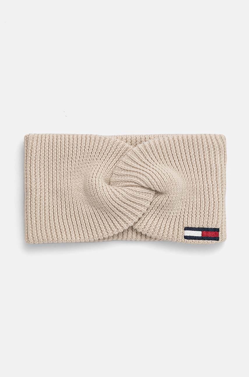 

Лента за глава Tommy Jeans в бежово AW0AW16776, Бежов
