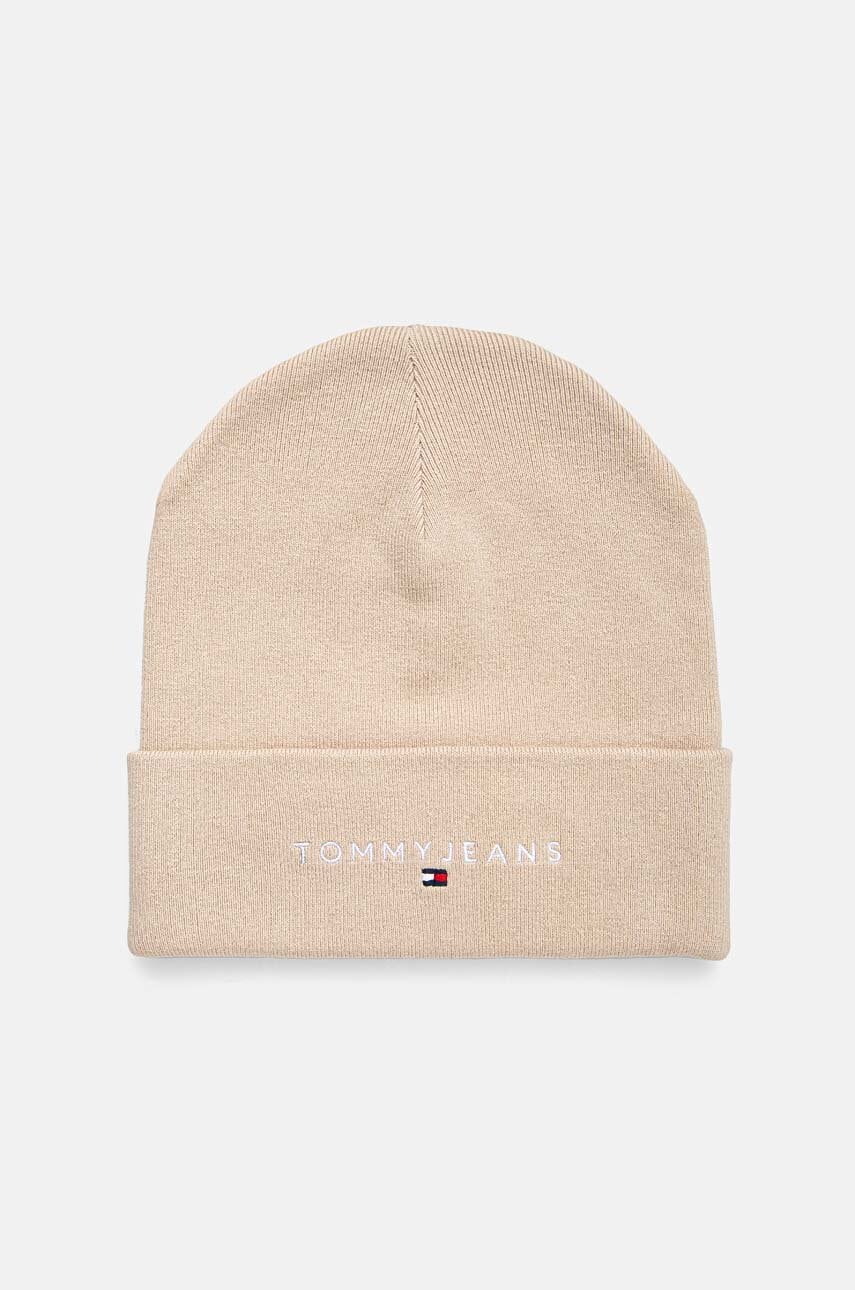 Tommy Jeans caciula culoarea bej, AW0AW16783