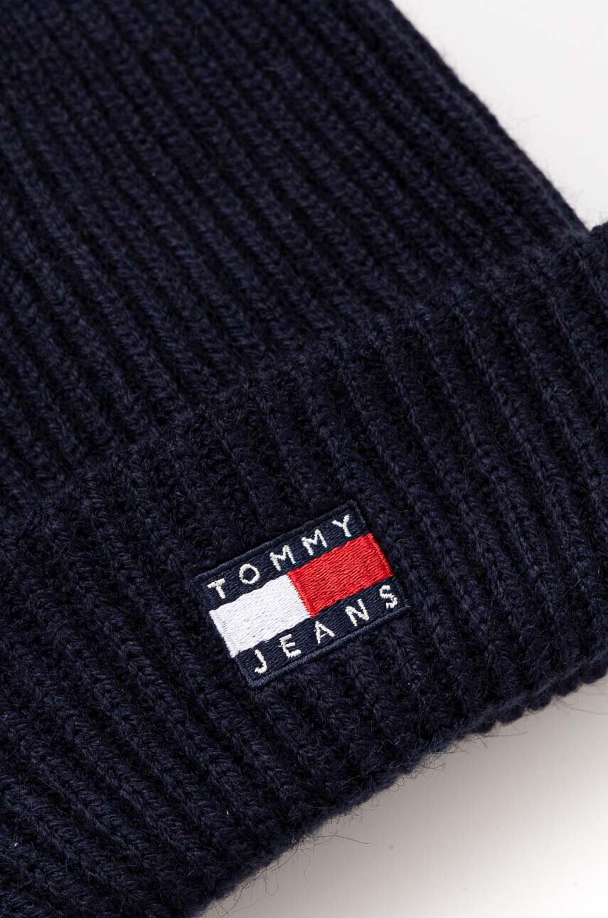 Tommy Jeans sapka vastag, sötétkék, AW0AW16785 termék 2. képe