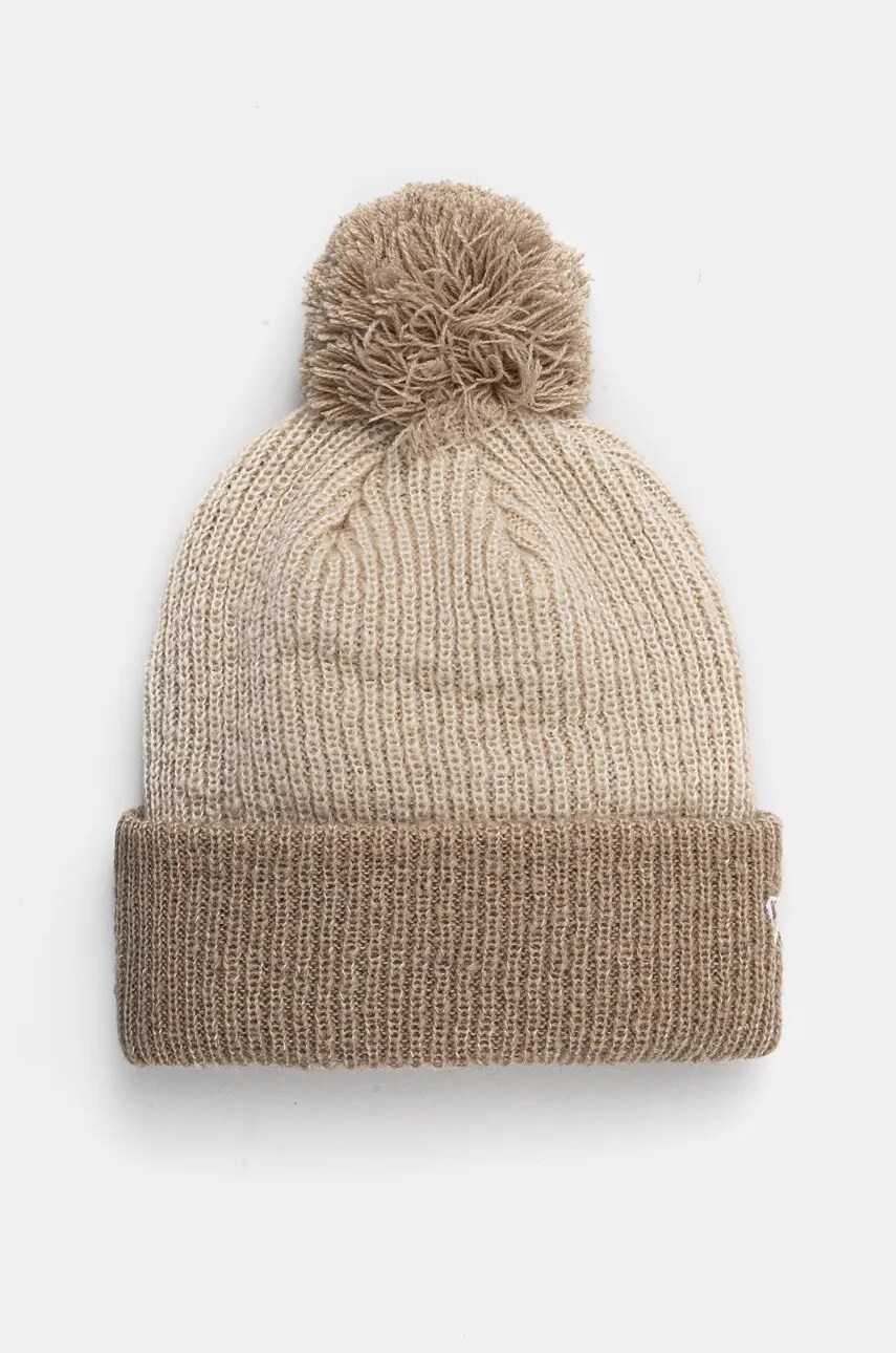 New Era caciula din amestec de lana culoarea bej, din tricot gros, 60565274