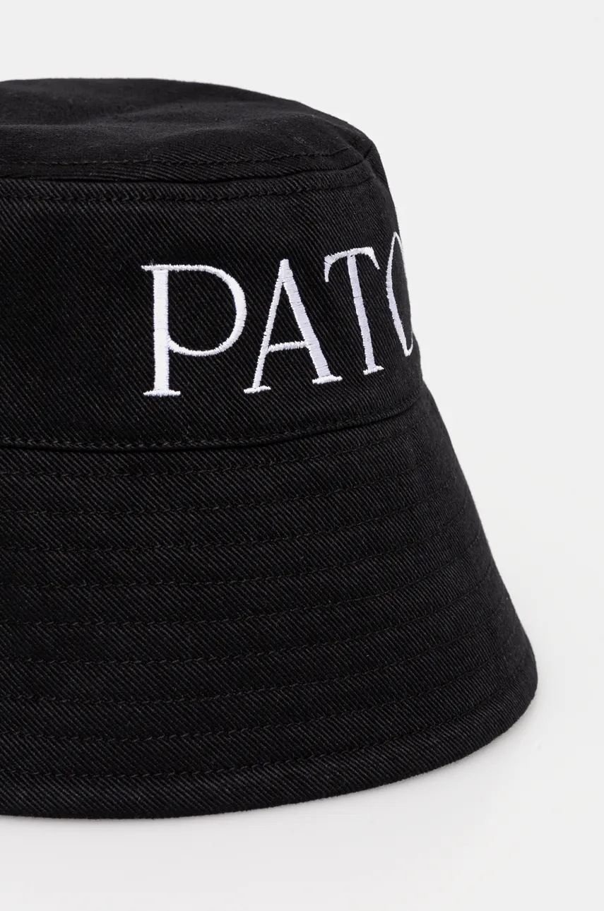 Βαμβακερό καπέλο Patou χρώμα: μαύρο, AC0270132 φωτογραφία