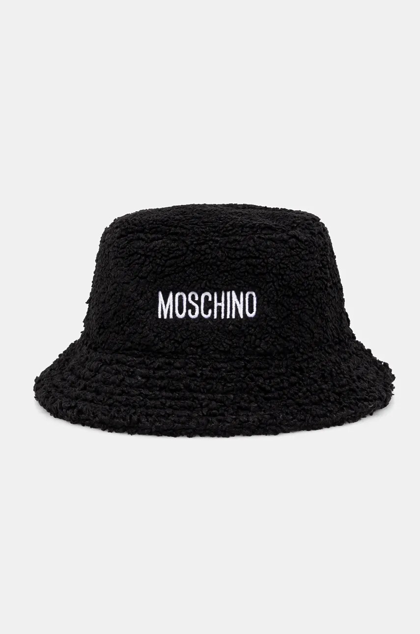Moschino palarie culoarea negru