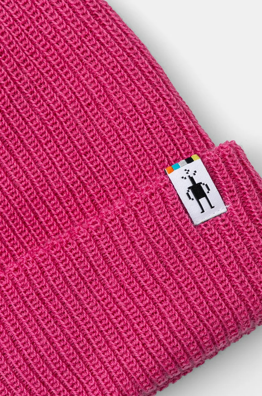 Шапка Smartwool цвет розовый шерсть SW002647.D Шапка Smartwool цвет розовый шерсть SW002647.D