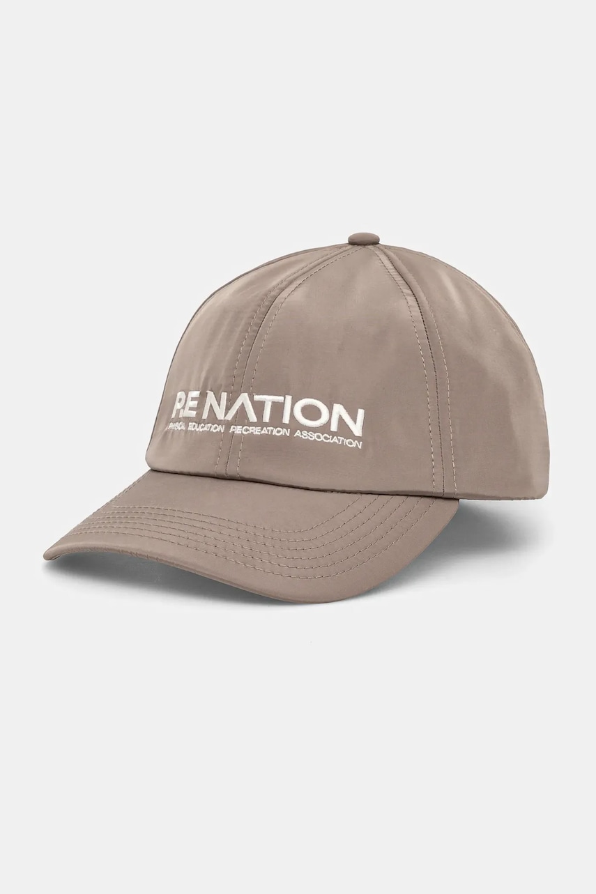 P.E Nation sapca Elsewhere culoarea maro, cu imprimeu, 244A337 P.E Nation sapca Elsewhere culoarea maro, cu imprimeu, 244A337