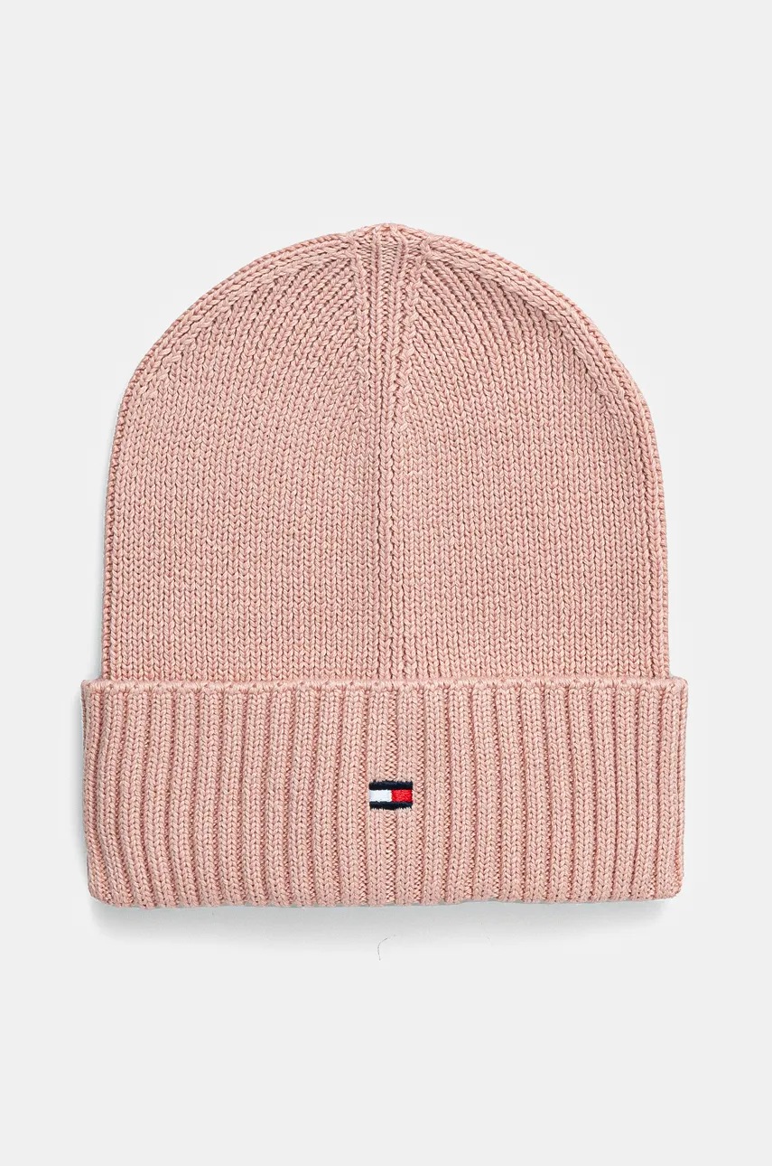 

Детска шапка Tommy Hilfiger в розово AU0AU01526, Розов
