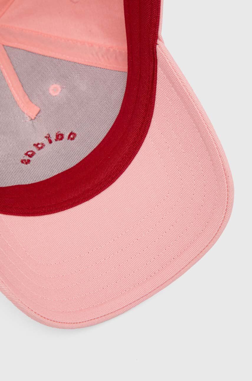 Pamučna Kapa Adidas Originals BASEBALL CAP Boja: Ružičasta, S Aplikacijom, IY6694