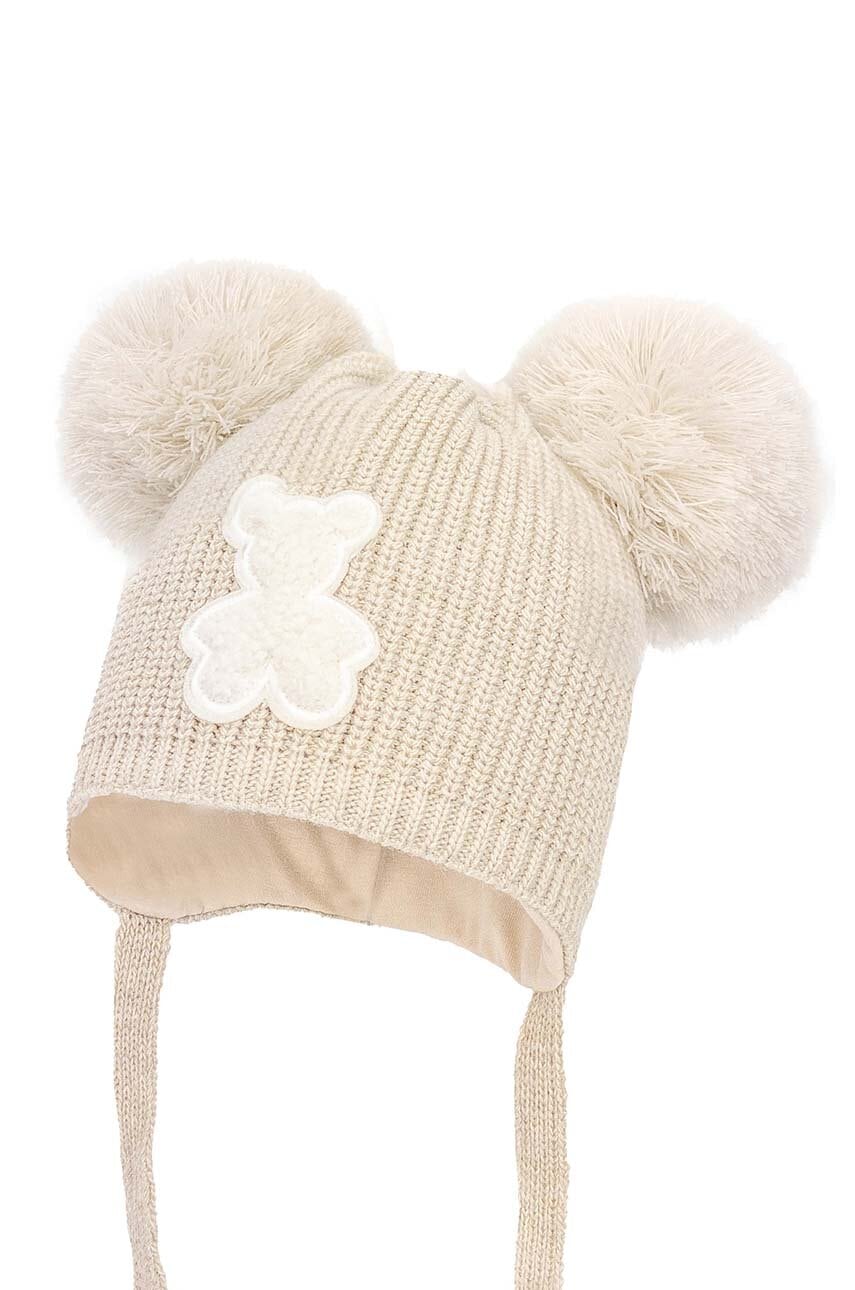 Jamiks caciula copii HOLLY IVA culoarea bej, JZH185