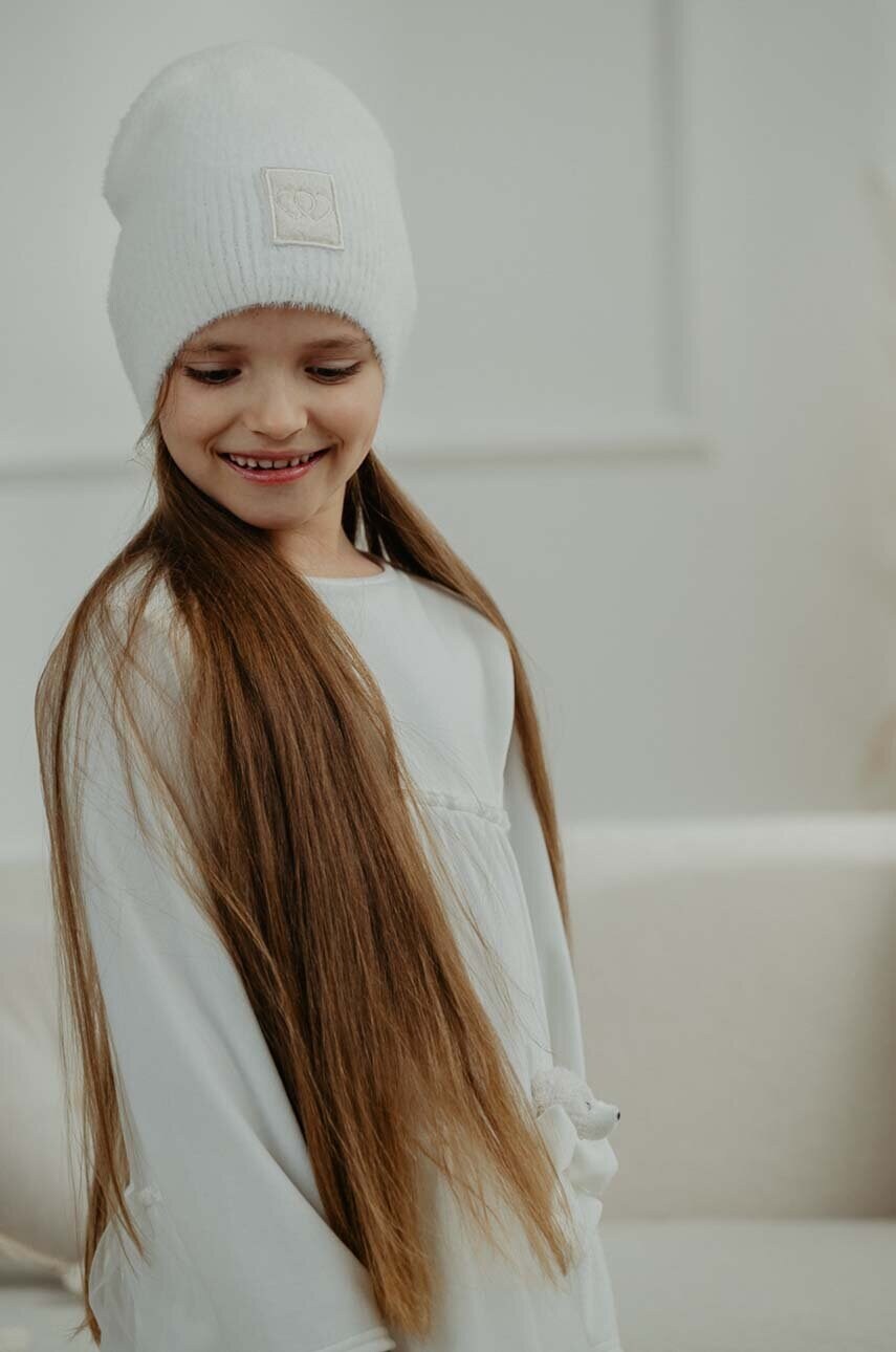Jamiks caciula din lana pentru copii LIZZY culoarea bej, JZH176