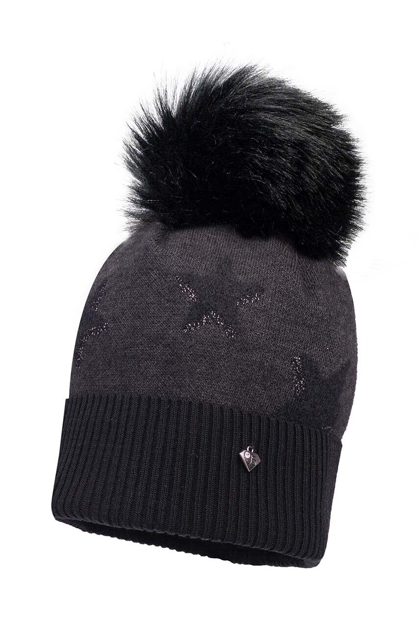 Jamiks caciula copii SHADIA II culoarea negru, JZH057