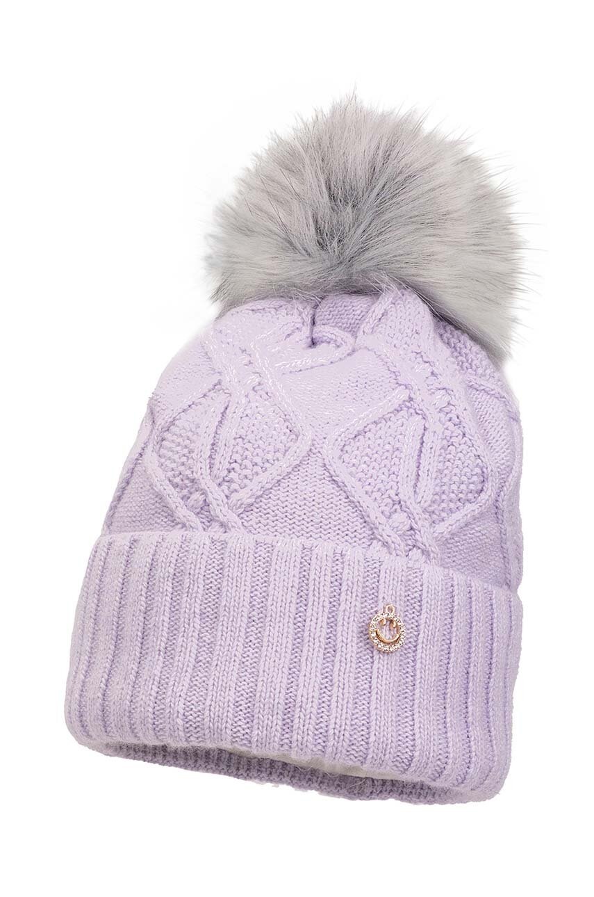 

Детска шапка с вълна Jamiks TAMASHA II в лилаво JZH122, Виолетов