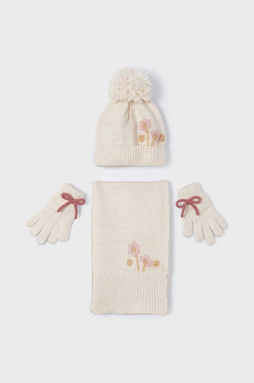 Дитячий комплект Mayoral колір бежевий 10826 Дитячий комплект Mayoral колір бежевий 10826