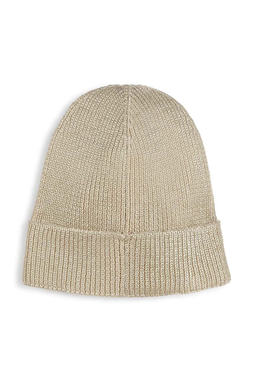 Детская хлопковая шапка Marc Jacobs цвет золотой хлопковая W60379