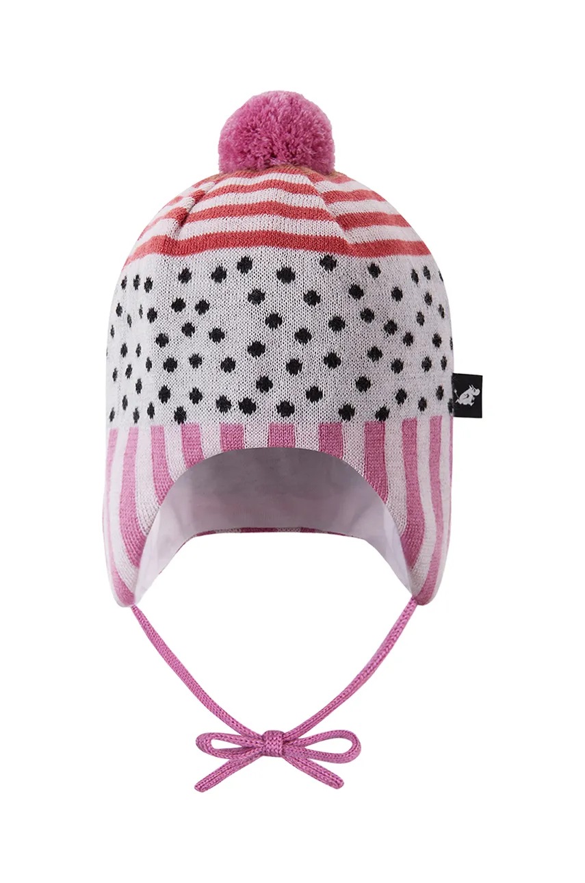 Детская шапка с примесью шерсти Reima Moomin Yngst цвет розовый шерсть 5300201B в Киеве Детская шапка с примесью шерсти Reima Moomin Yngst цвет розовый шерсть 5300201B в Киеве