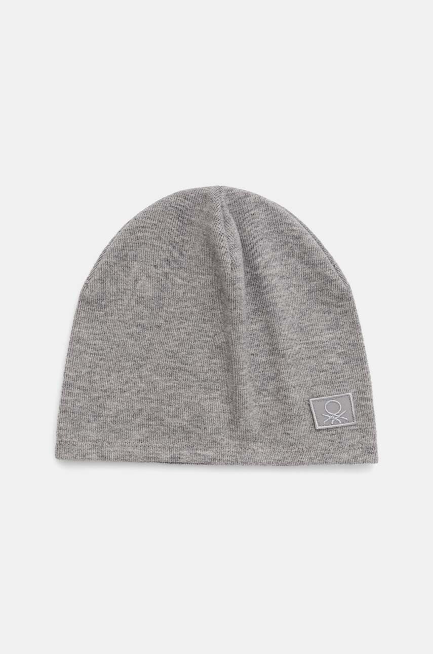 

Детска шапка United Colors of Benetton в сиво 68F8CA026, Сив