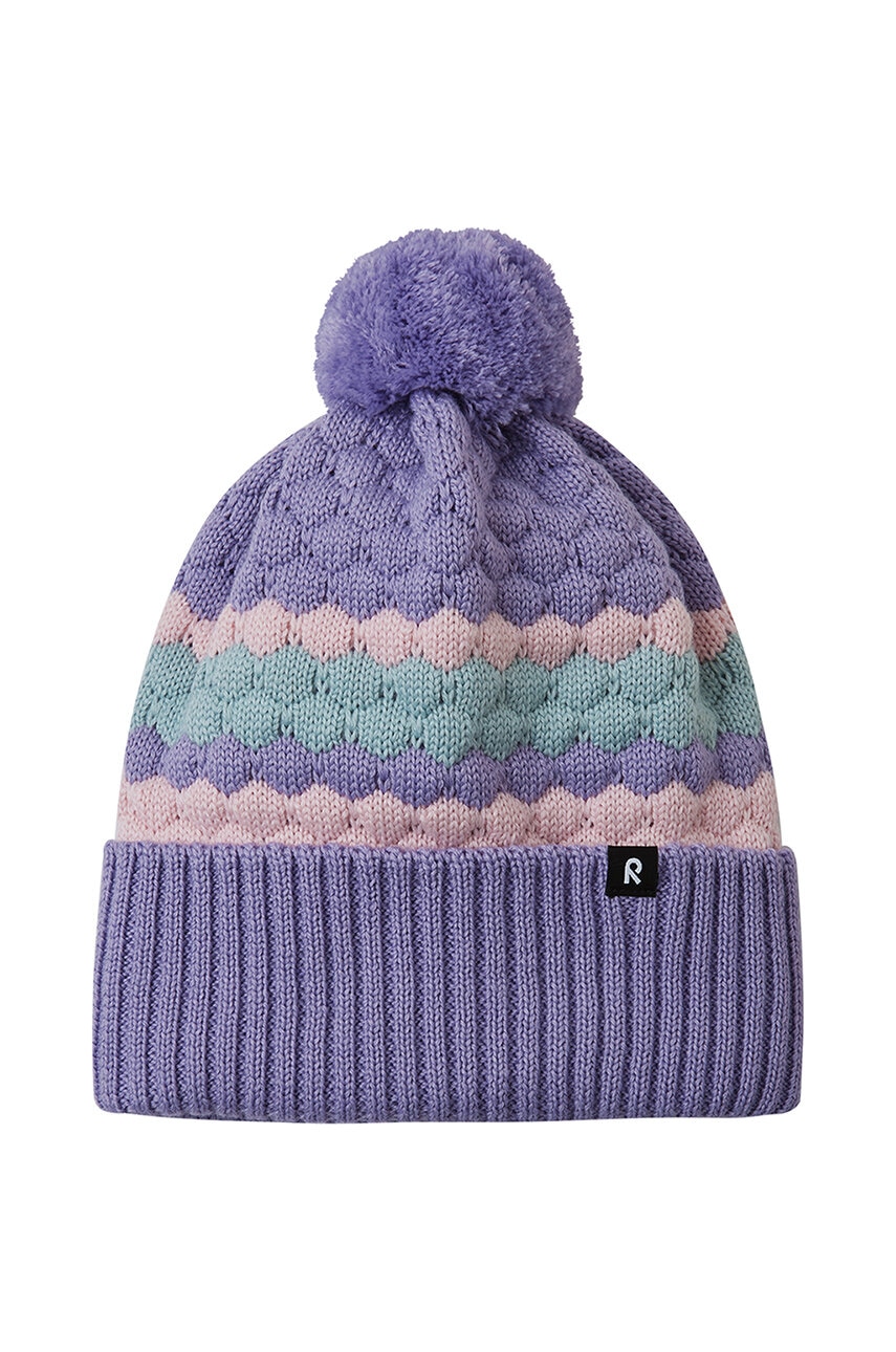 Reima șapcă de lână pentru copii Pampula culoarea violet, de lana, 5300234A