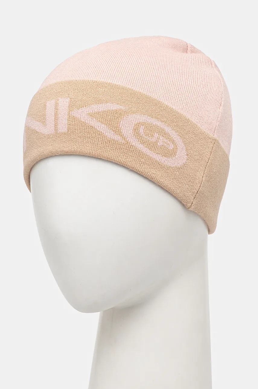 Дитяча шапка Pinko Up колір рожевий з тонкого трикотажу F4PIJGHT097 Дитяча шапка Pinko Up колір рожевий з тонкого трикотажу F4PIJGHT097