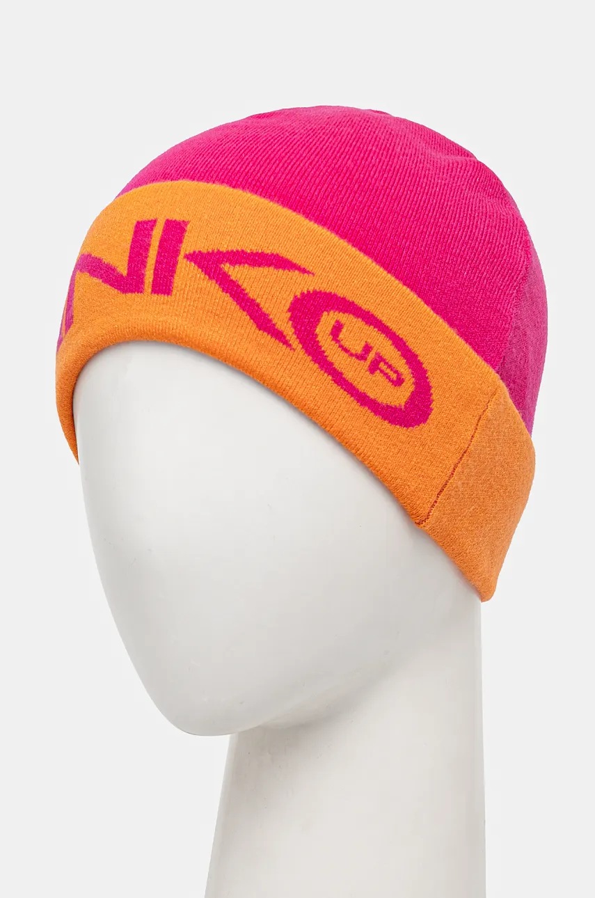 Дитяча шапка Pinko Up колір рожевий з тонкого трикотажу F4PIJGHT097 Дитяча шапка Pinko Up колір рожевий з тонкого трикотажу F4PIJGHT097