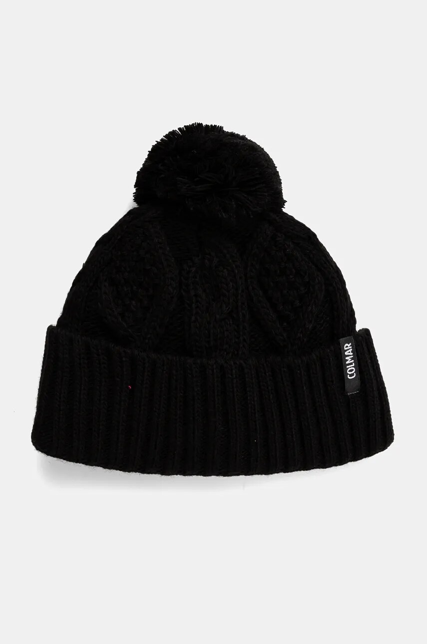 Colmar caciula FUNNY culoarea negru, din tricot gros, 5383.7YA