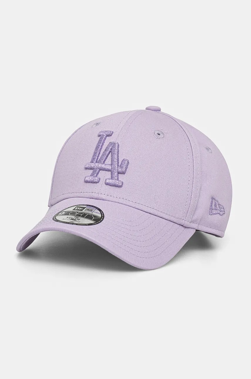 

Шапка с козирка New Era LOS ANGELES DODGERS в лилаво с изчистен дизайн 60565590, Виолетов