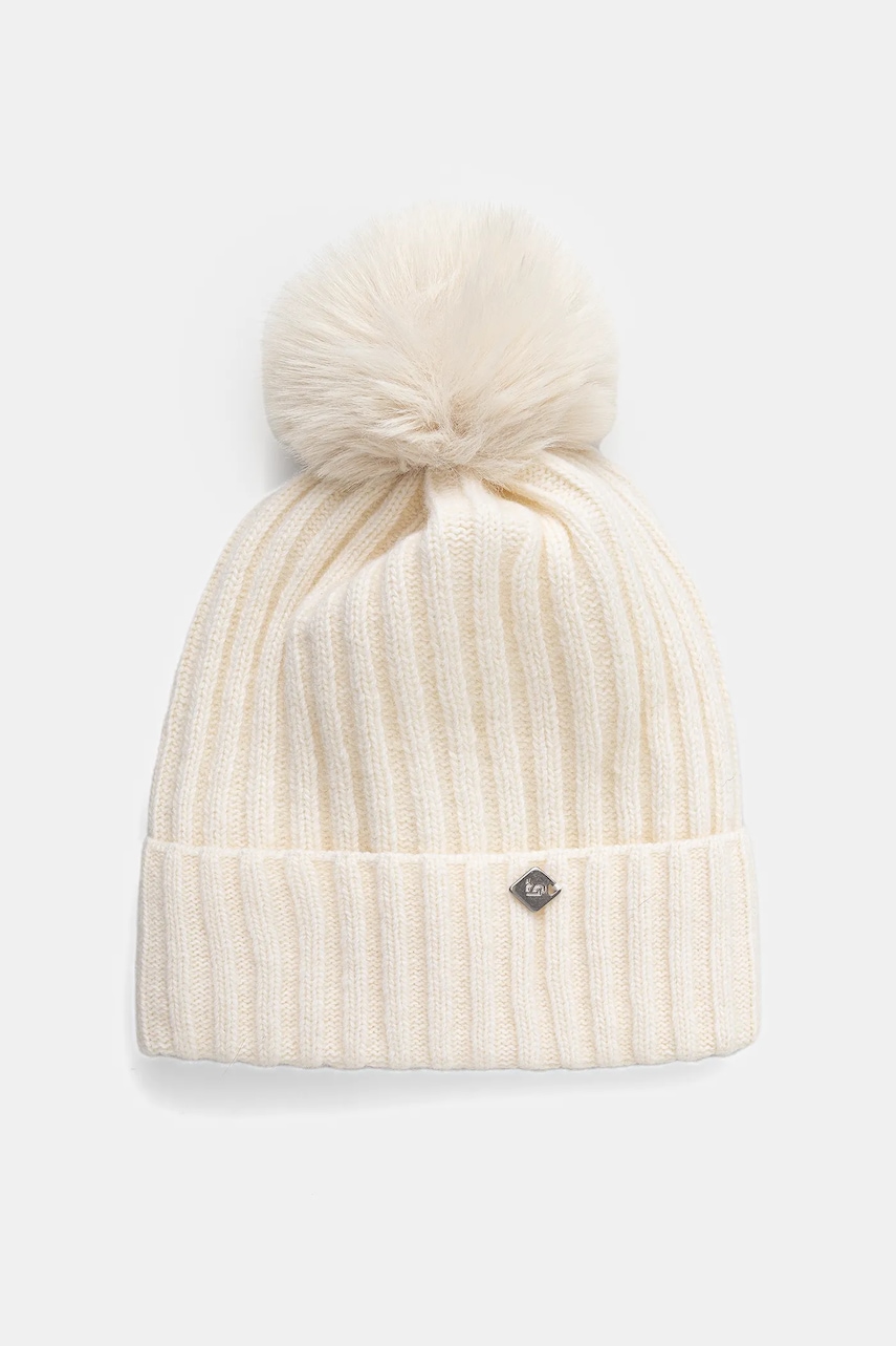 Jamiks șapcă de lână pentru copii DAGNIS culoarea bej, de lana, JZH363