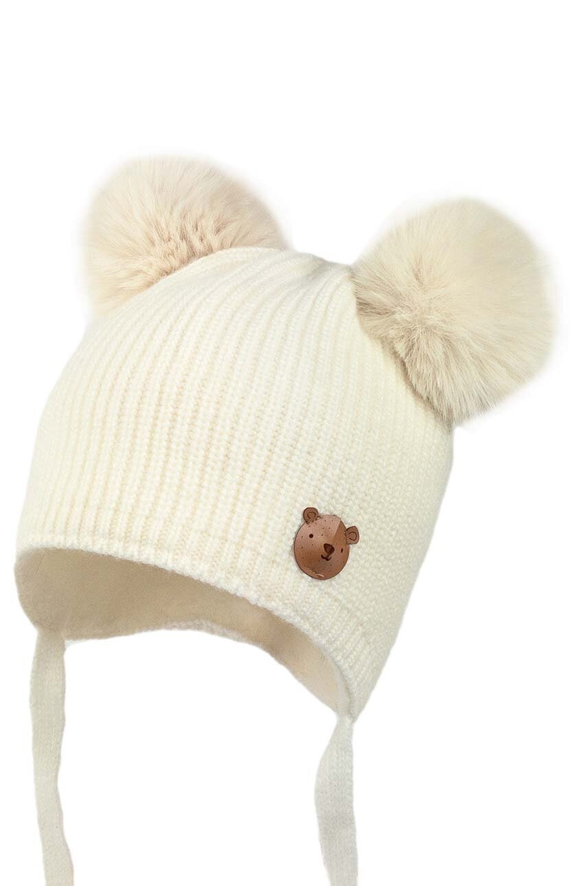 

Детска шапка с вълна Jamiks RICO IIA в бежово JZH442, Бежов