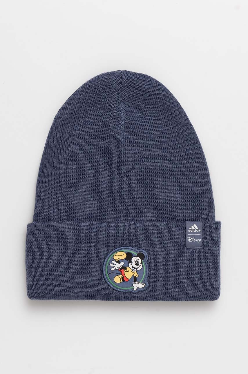 adidas Performance caciula copii LK MM BEANIE culoarea albastru marin, IW1125