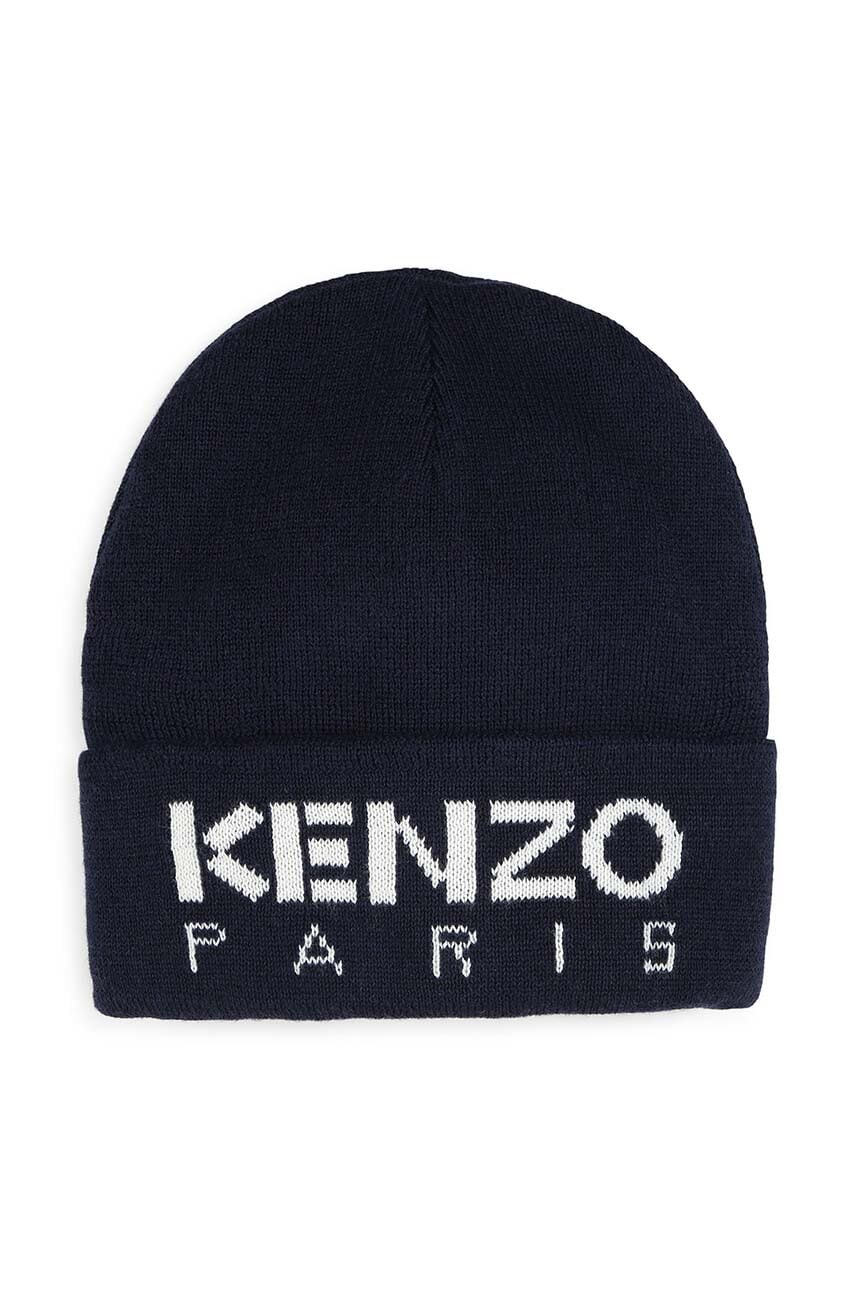 Kenzo Kids caciula copii culoarea albastru marin, K60604 Kenzo Kids caciula copii culoarea albastru marin, K60604