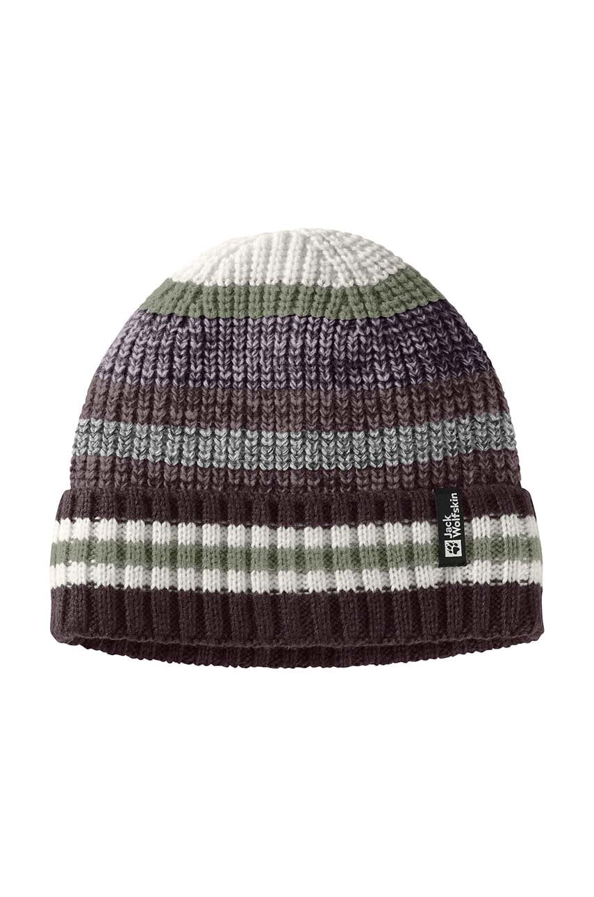 Jack Wolfskin caciula copii culoarea violet, 1911721