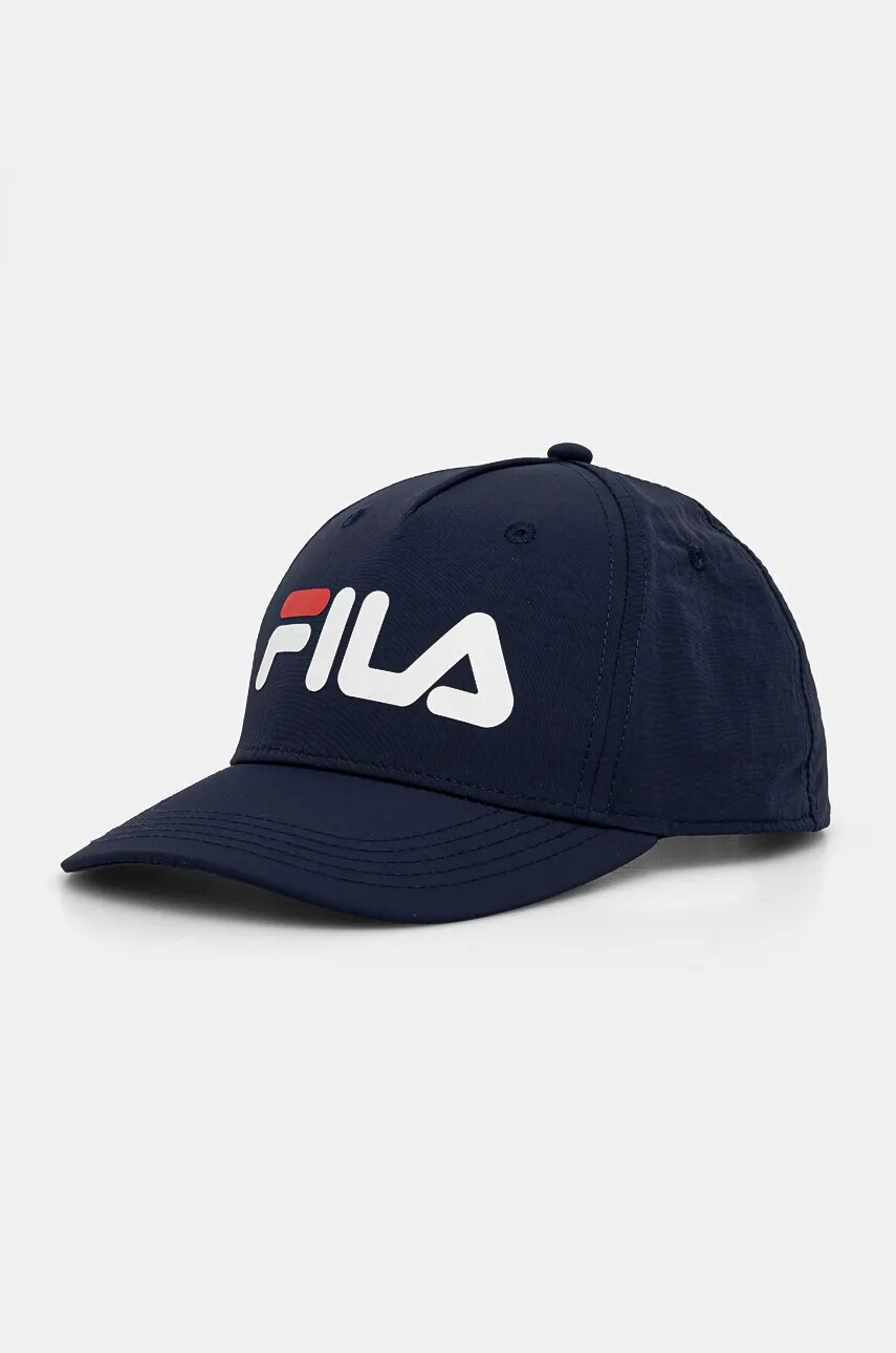 Fila șapcă de baseball pentru copii FUNZA culoarea albastru marin, cu imprimeu, FCT0002