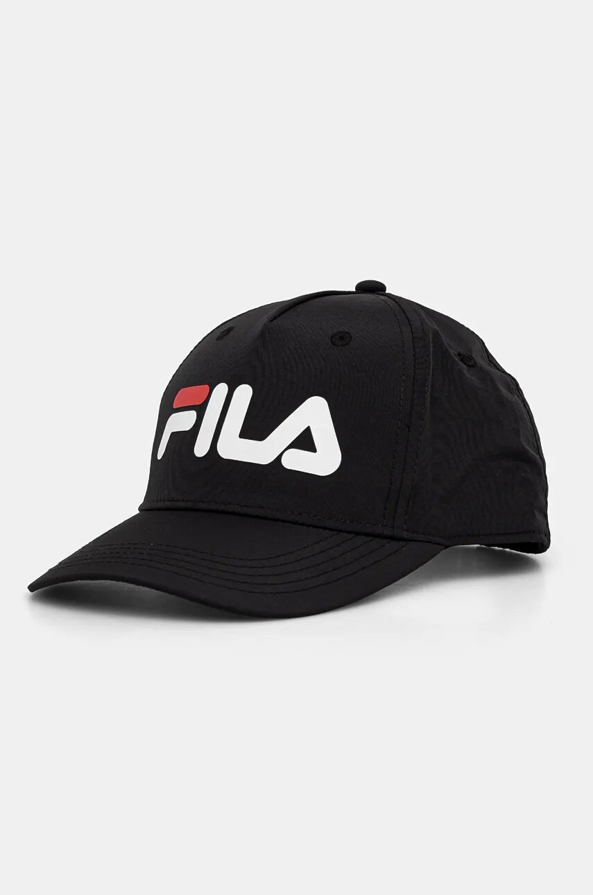 Fila șapcă de baseball pentru copii FUNZA culoarea negru, cu imprimeu, FCT0002