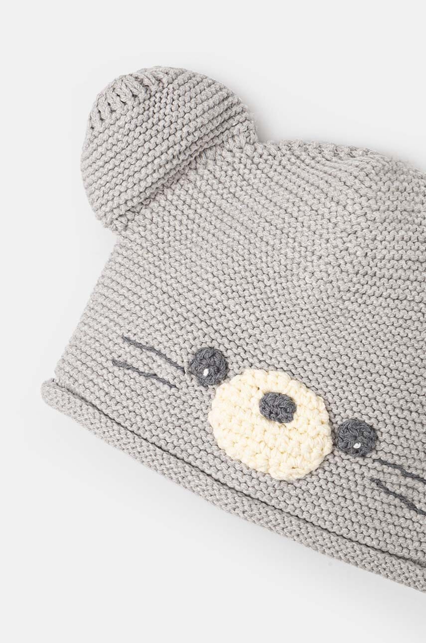 Детская шапка United Colors of Benetton цвет серый из тонкого трикотажа 6VEEAA00P в Кропивницком Детская шапка United Colors of Benetton цвет серый из тонкого трикотажа 6VEEAA00P в Кропивницком