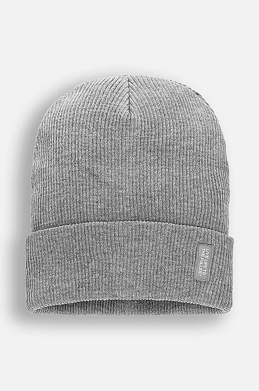 

Детска памучна шапка Coccodrillo в сиво от памук BASIC ACCESSORIES, Сив