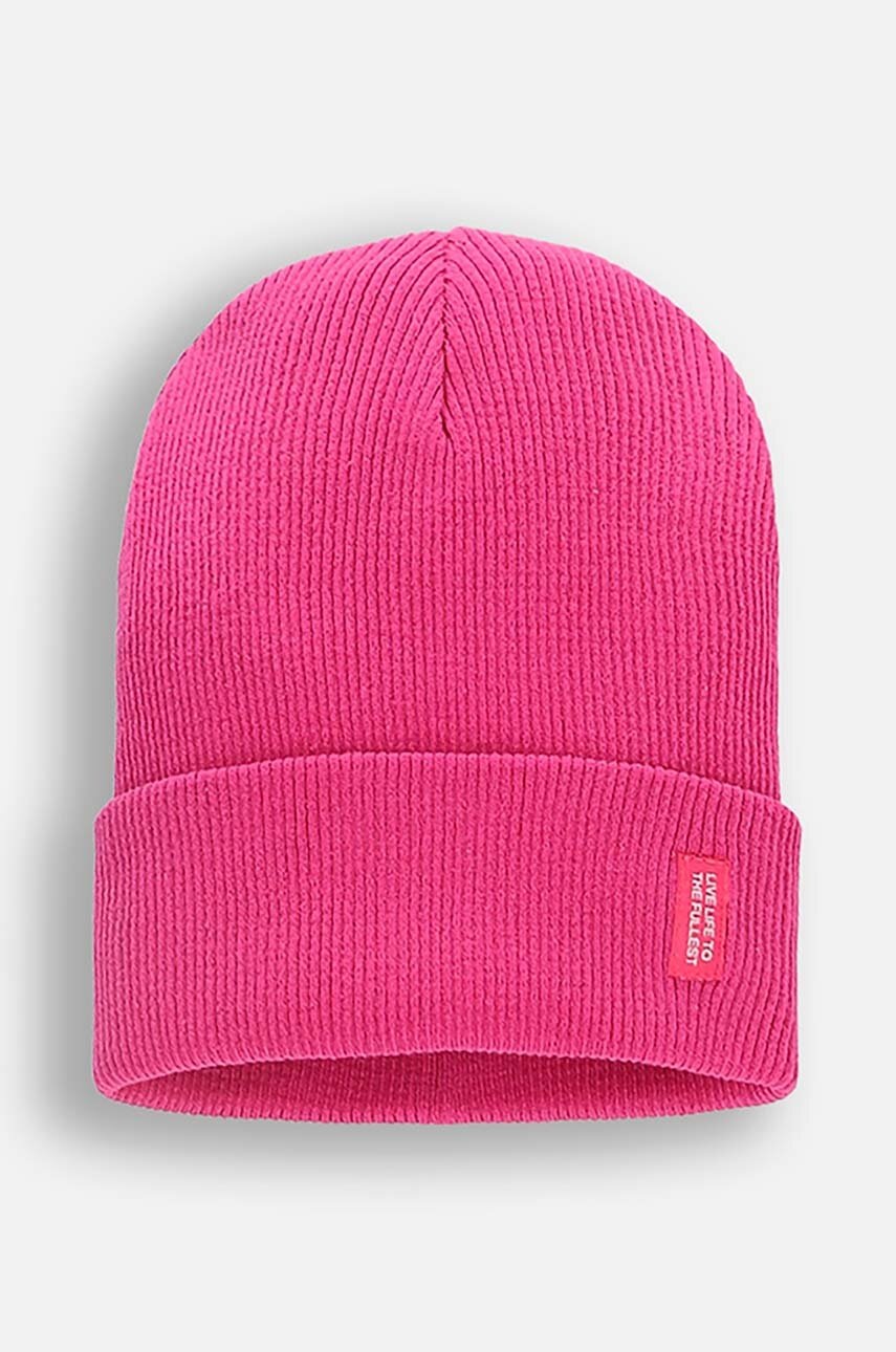 

Детска памучна шапка Coccodrillo в розово от памук BASIC ACCESSORIES, Розов