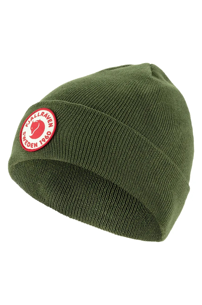 Fjallraven șapcă de lână pentru copii Kids 1960 Logo Hat culoarea verde, de lana, F78144