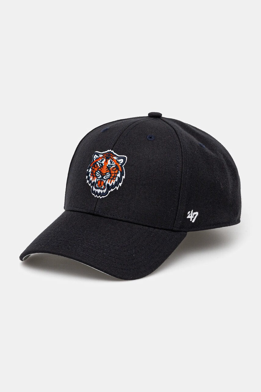 47 brand MLB Detroit Tigers culoarea albastru marin, cu imprimeu, B-MVP09WBV-NYE_KIDS