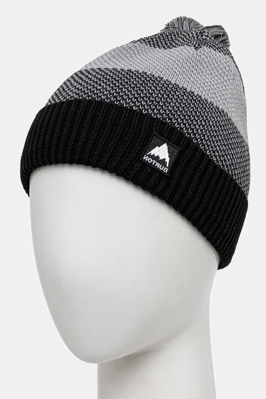 Шапка Burton цвет серый 234581 Шапка Burton цвет серый 234581