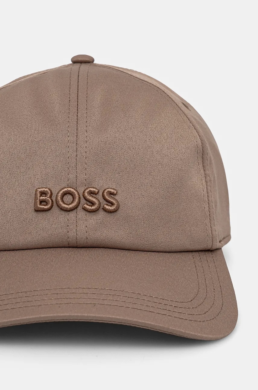 Кепка Boss Orange цвет бежевый однотонная 50519596 Кепка Boss Orange цвет бежевый однотонная 50519596