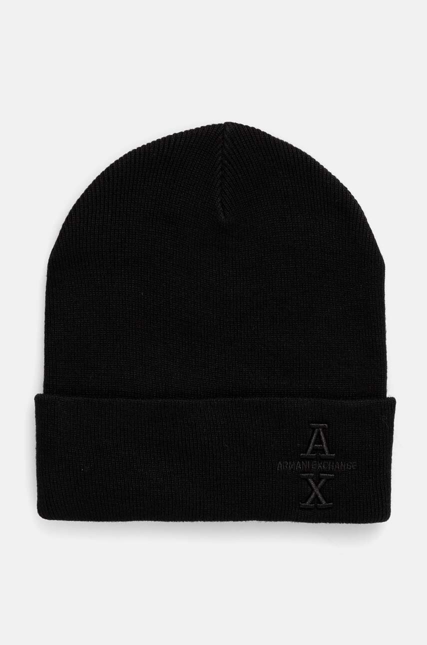

Шапка Armani Exchange в черно 954660 4F300, Черен