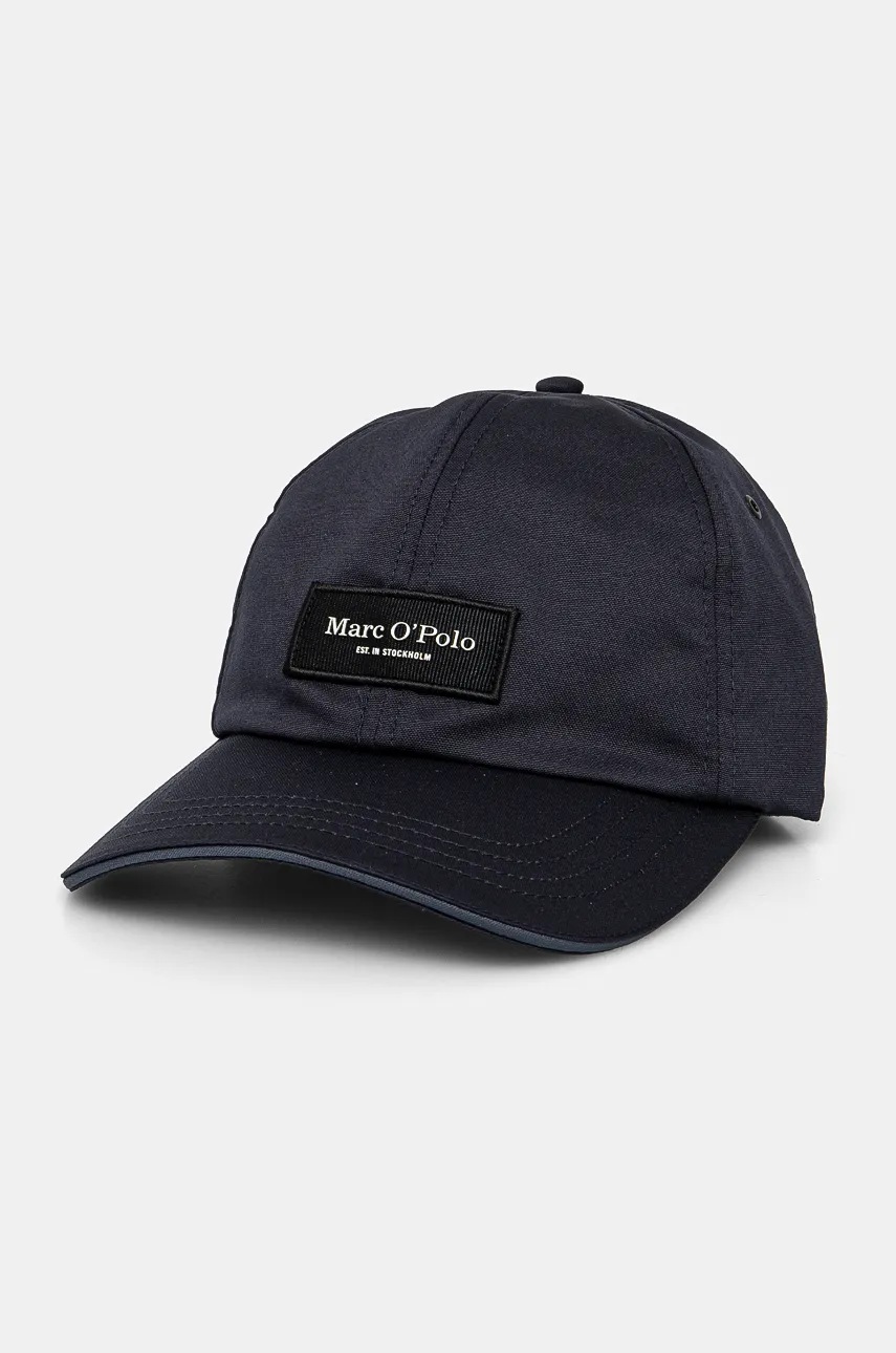 

Шапка с козирка Marc O'Polo в тъмносиньо с апликация 428024901122, Тъмносин