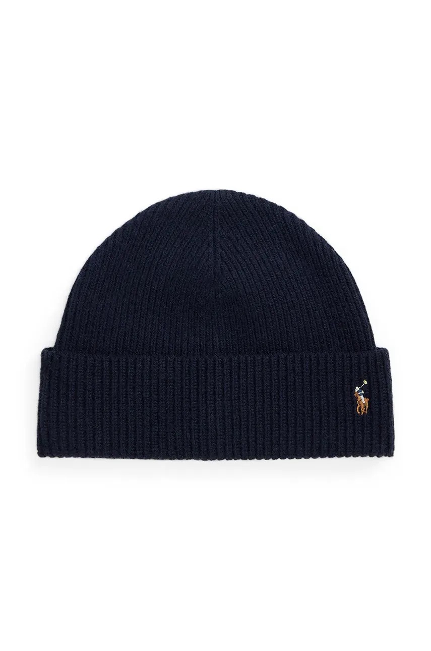

Вълнена шапка Polo Ralph Lauren в синьо от вълна 449959337, Син